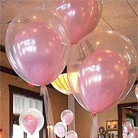 10 Ballons Cristal Transparents 35 cm