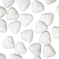 Dragées Petits Coeurs Blanc au Chocolat 250g