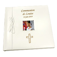 Livre d'Or Album Personnalisé Communion Croix