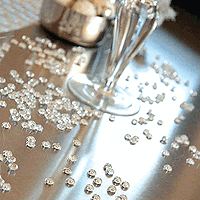 La Boite de Perles de Pluie Translucides de décoration