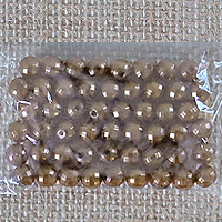 50 Perles Fines de décoration Nacrées Chocolat