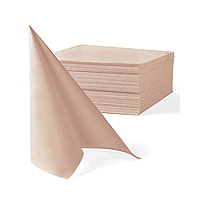 40 PETITES Serviettes Buffet Papier Beige Taupe