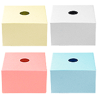 Lot de 6 Supports Cubes Carton Porte Boule